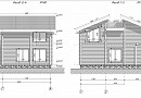 Дом из бруса (200х150) - проект №1297