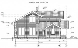 Дом из бруса(200*150)-проект №806