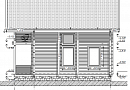 Дом из бруса (200х150) - проект № 1116