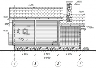 Баня из бруса (200х150) - проект №829