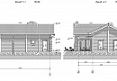 Дом из бруса (200х150) - проект №1306